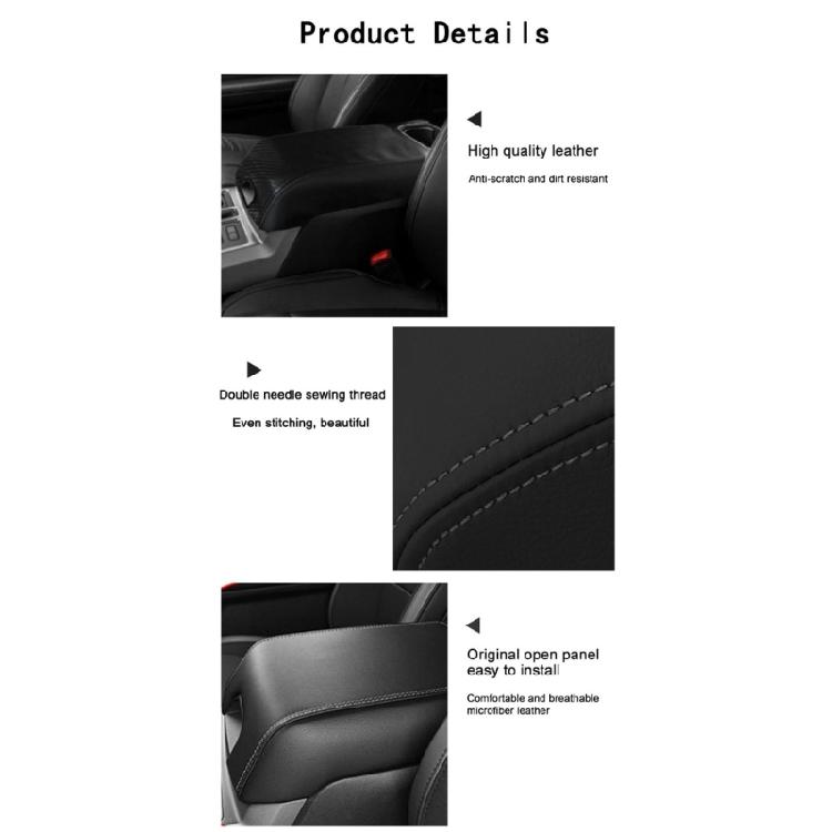 Comfortable And Stylish Center Console Armrest Protector Cover For F150 2015-2019 Central Storage Box Mat