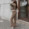 2022 European & American Autumn Slim Solid Color Casual Trousers - Niche Design