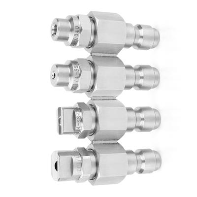 Efficient Four Row Stainless Steel Nozzle for Pressure Washers 2540 2510 0010 0040 Enhance Your Cleaning Routine