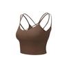 Women's Summer Yoga Sportswear Set: Strappy Tank with Chest Pads & Butt-Lifting High-Waist Leggings