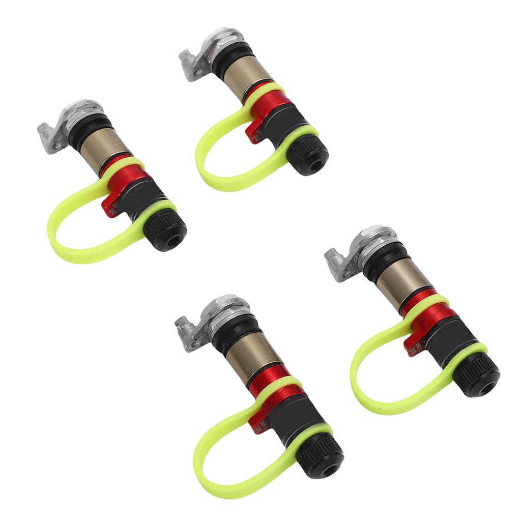 4PCS Tire Deflators Quick Release Pressure Relief Valve Stem Kit Sand Off Road Accessories