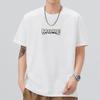 Men's New Summer Loose Round Neck Short-sleeved T-shirt Thin Printed Short T-shirt