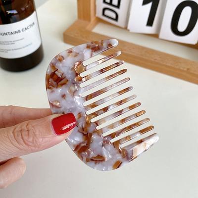 Acetate Small Hair Comb Anti-static Scalp Massage Hair Brush Hairdressing Colorful Hairdress Salon Styling Traveling Accessories