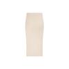Calvin Klein Solid Split Knit Maxi Skirt Women Skirts Beige J221128-ACI