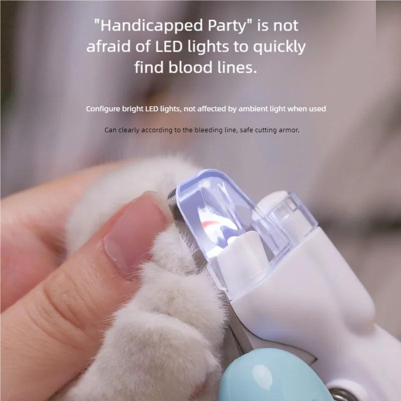 Professional Pet Nail Clippers Cat Nail Trimmer Labor-Saving Pet Claw Grooming Scissors for Dogs Small Animals Paw Nail Trimmer