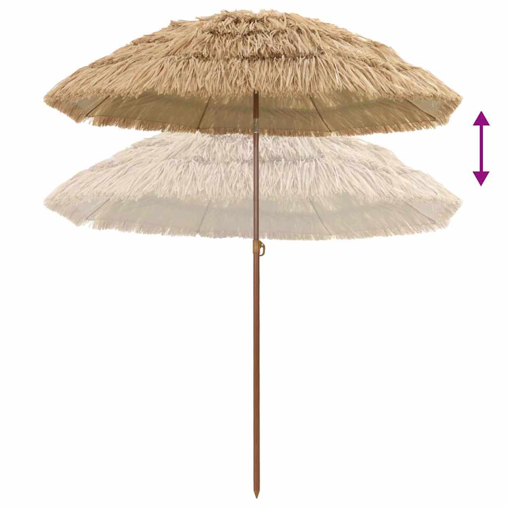 Garden Sun Umbrella Natural 160 X 160 X 196 Cm
