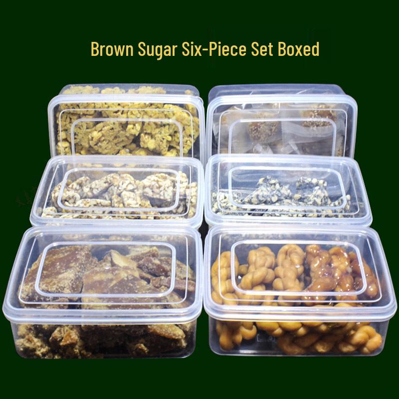 0.9L Transparent Food Grade Plastic Storage Box with Flat Lid for Kitchen or Refrigerator.