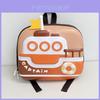 Cute Eggshell Backpack With Ship Printing Design For Preschool Children