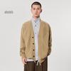 CROQUIS Men's Asymmetric V-Neck Loose Cardigan