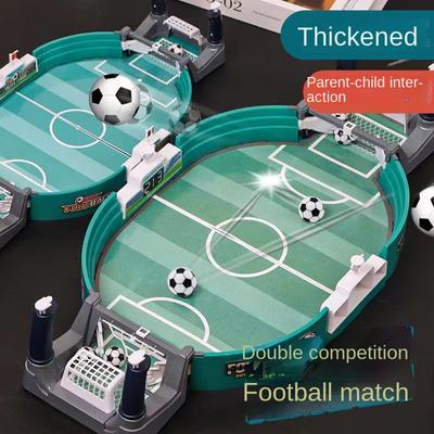 Pebolim para dois jogadores vs.. Jogo de quebra-cabeça de futebol de mesa interativo para pais e filhos