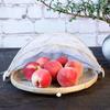 Bamboo Hand-Woven Basket Multi-function Food Storage Basket Fruit Vegetable Tray  Household