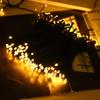 LED Solar-Powered Waterproof Outdoor Starry Sky String Lights for Christmas Holiday Decoration