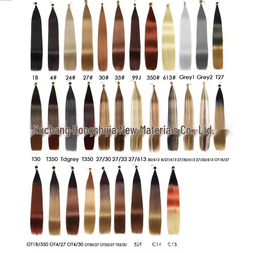 16-inch 150g Straight Synthetic Hair Extensions - Bone Straight Fiber