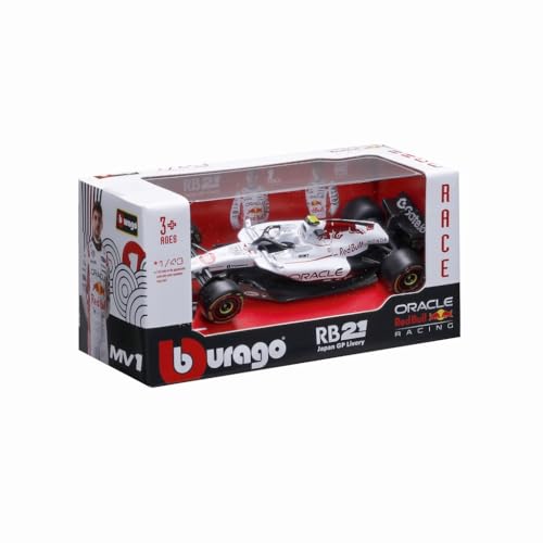 Kyosho BURAGO 1/43 Scale Oracle Red Bull Racing RB21 2025 Japanese GP No. 22 Y. Tsunoda Window Box Finished Product BUR38233JPT