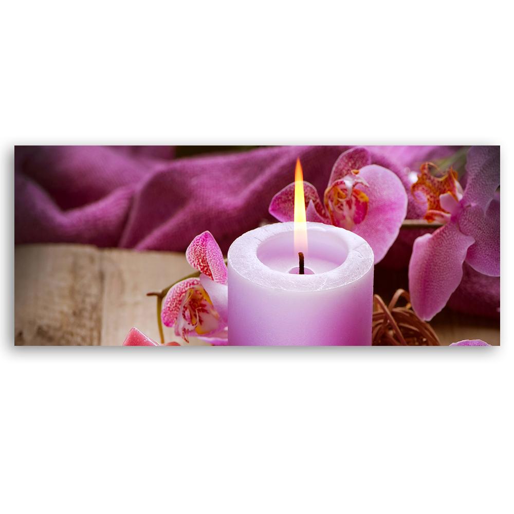 Canvas Print, Zen Spa Candle