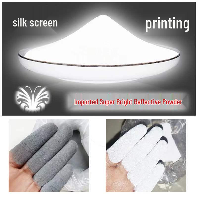 

High Gloss Gray-White Reflective Powder for Screen Printing & Coating