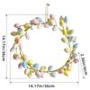Easter Egg 14in Wreath Home Door Decoration Wall Decorations Gifts Holiday