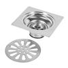 Thick Stainless Steel Square Antiodor Bathroom Floor Drain Cover Waste Gate Shower Drainer (Type 3)