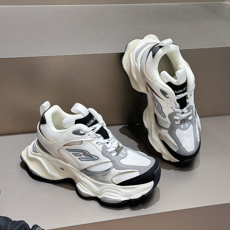 

Лю Хаоран Paris Dad Shoes: Модные кроссовки на толстой подошве для мужчин и женщин — культовый уличный стиль 37 чёрный/белый
