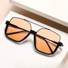 Women's Vintage Rectangular Fashion Glasses Stylish PC Frame with Metal Hinges Casual Streetwear Accessory