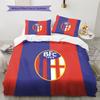 Bologna FC Pattern Bedding Home Decoration Birthday & Festival Gift (1 * duvet cover + 2 * pillowcase, without core)
