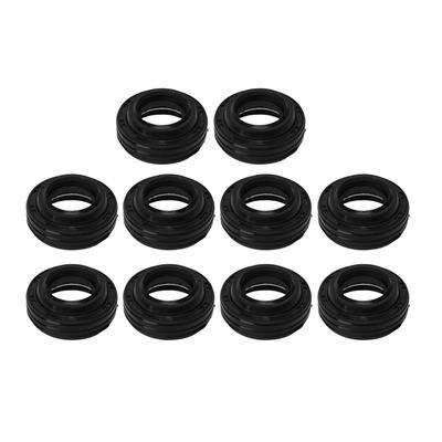 10PCS AC Compressor Shaft Seal Kit Rubber Compact Structure Replacement for Hyundai Kia HCC AC Compressor