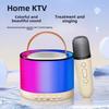 Tragbarer K52 Dual-Mikrofon Bluetooth-Lautsprecher für Outdoor- und Heim-Karaoke