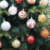8pcs Delicate Christmas Ball 6cm Hanging Ornament Christmas Tree Pendant  Window