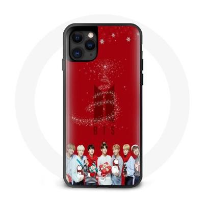 Case for Iphone 12 Mini BTS Bangtan Boys Red Background Christmas Gift 2023