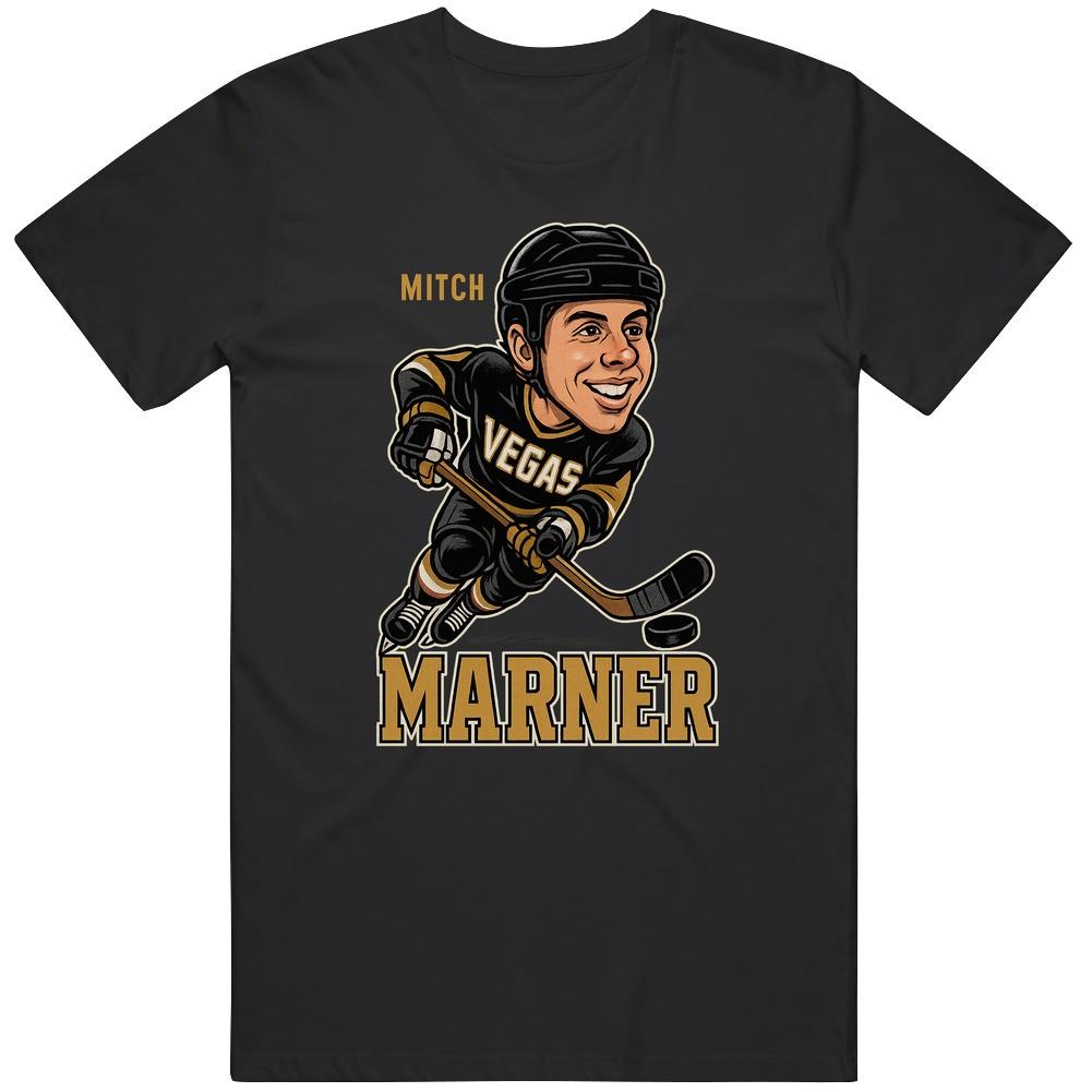 Mitch Marner Vintage Retro Caricature Tee T Shirt S разноцветный