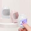 Mini UV Light for Gel Nail Mini Nail LED UV Lamp for Gel Nails LED Nail Light for Gel Nail, Flashes Cures Light for Nail