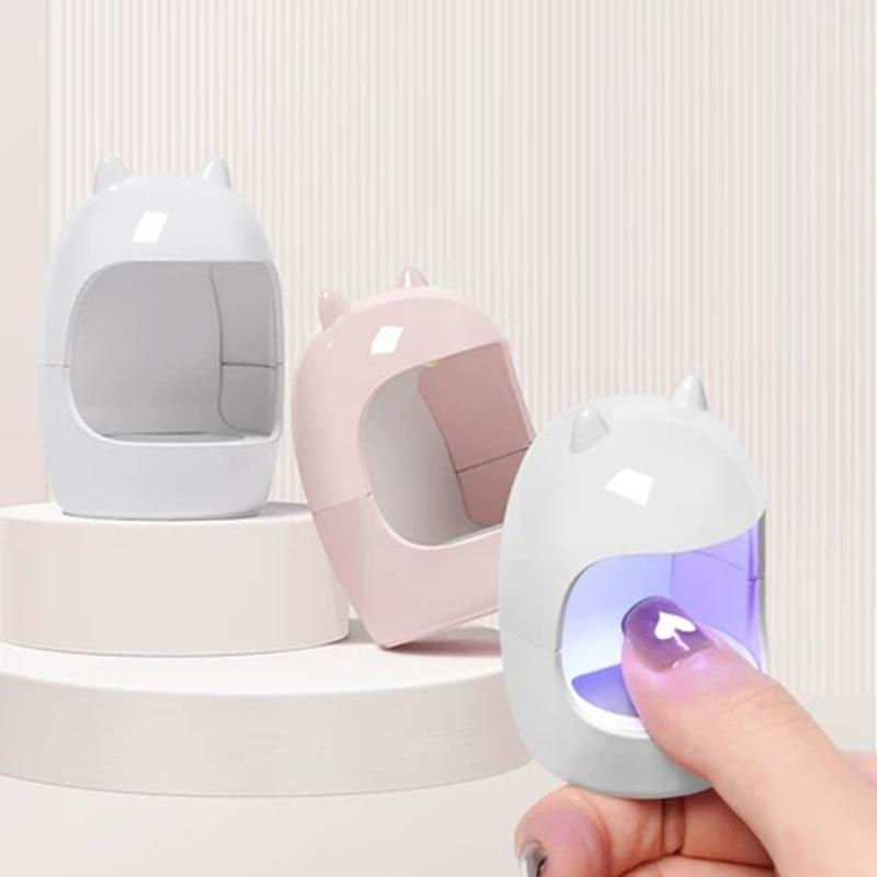 Mini UV Light for Gel Nail Mini Nail LED UV Lamp for Gel Nails LED Nail Light for Gel Nail, Flashes Cures Light for Nail