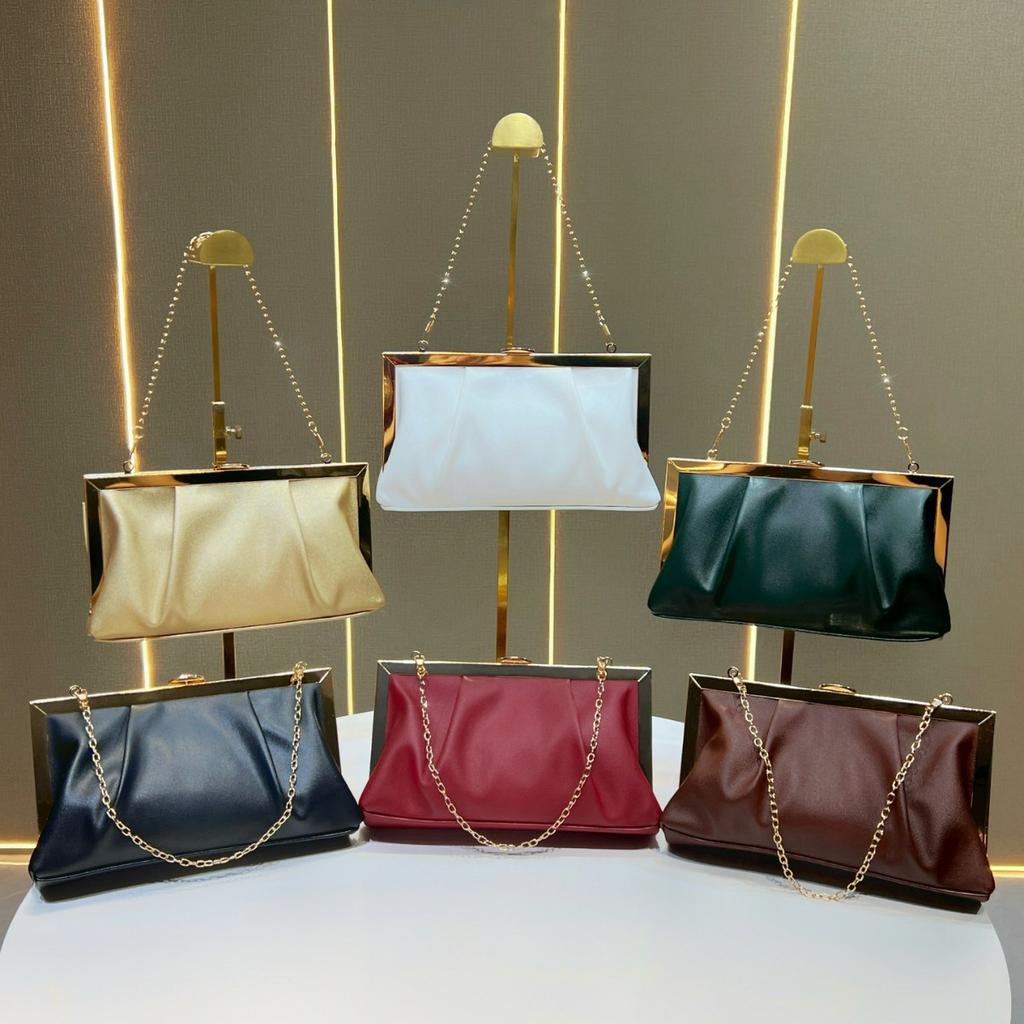 Borsa a mano, Borsa da portare a mano, Borsa con tracolla a catena, Pochette da sera da donna, Borsa da sera, Borsa a tracolla