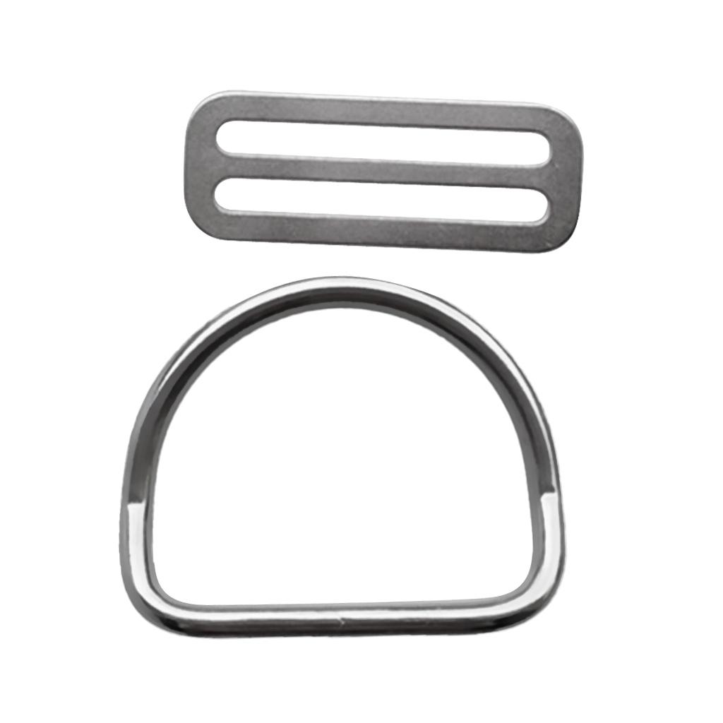 Heavy Duty Scuba Diving Weight with Bent D Ring for 5cm / 2 inch Standard Webbing Strap Accessories