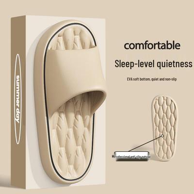 Men's Non-Slip Thick-Soled Home and Bathroom Slippers