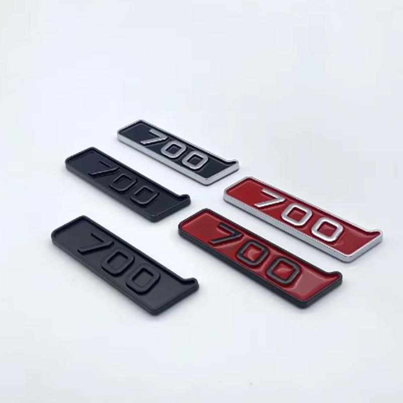 ABS Auto 3D Aufkleber 700 800 900 Seitenlogo Aufkleber für G-Klasse W463 W205 G63 G65 G700 G800 G900 Heckklappenemblem Umrüstung Styling