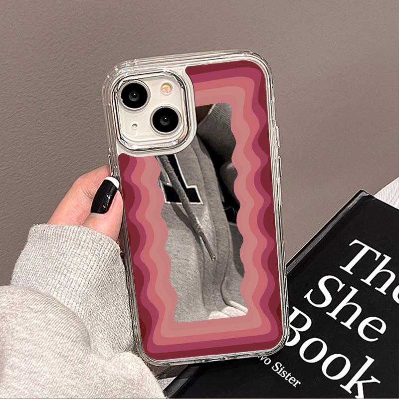 Luxury Make UP Mirror Phone Case For iPhone 16 Pro Max 11 13 14 15 12 16 Plus XR X XS 16promax 15promax Flower Back Covers Funda