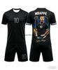 2026 AI New Mbappe # 10 Hot Selling Fashion Summer Football Short Sleeved T-shirt Shorts Children's Father Son Set