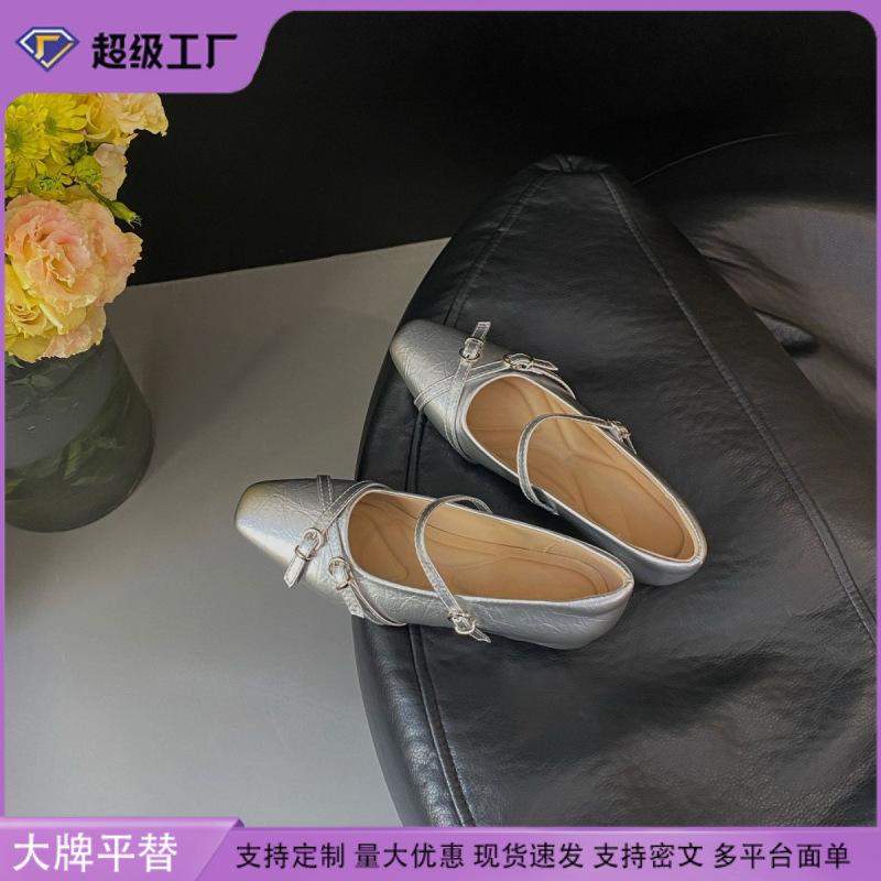 Cross-strap retro single shoes women's French fashion women's shoes soft soles are not tired, and the feet are worn outside. High-end Mary Jane sh