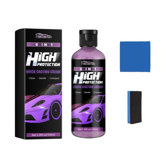 

100 мл автомобильный быстрый крем с покрытием, губка для ткани, царапин, высокая защита, ремонт пятен