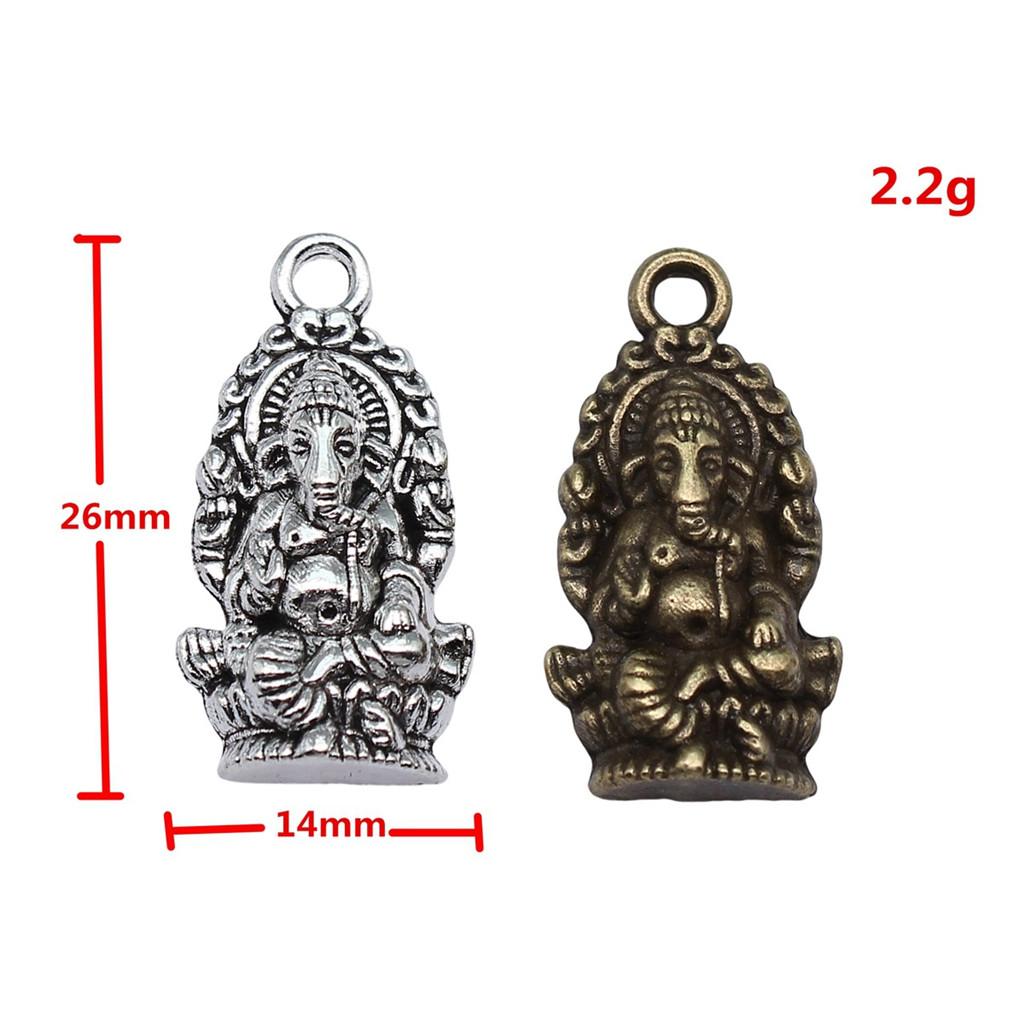 Antique Style Elephant Charms Metal Animal Pendants For DIY Jewelry Keychain Bag Accessories
