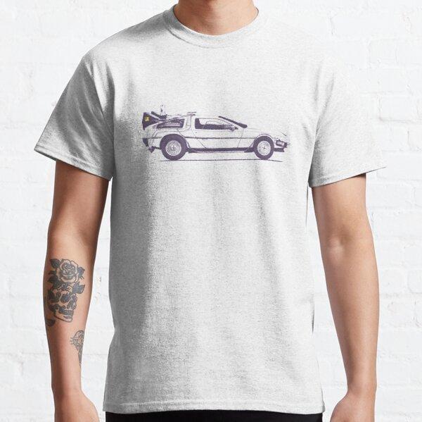 Delorean Cotton Shirt Printed Tee Short Sleeves Casual TShirt for Unisex