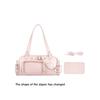 Kawaii Transparent Ita Bag Large Capacity Crossbody Bag For Show Anime Pins Chain Design Casual Daily Shoulder Bag For Students