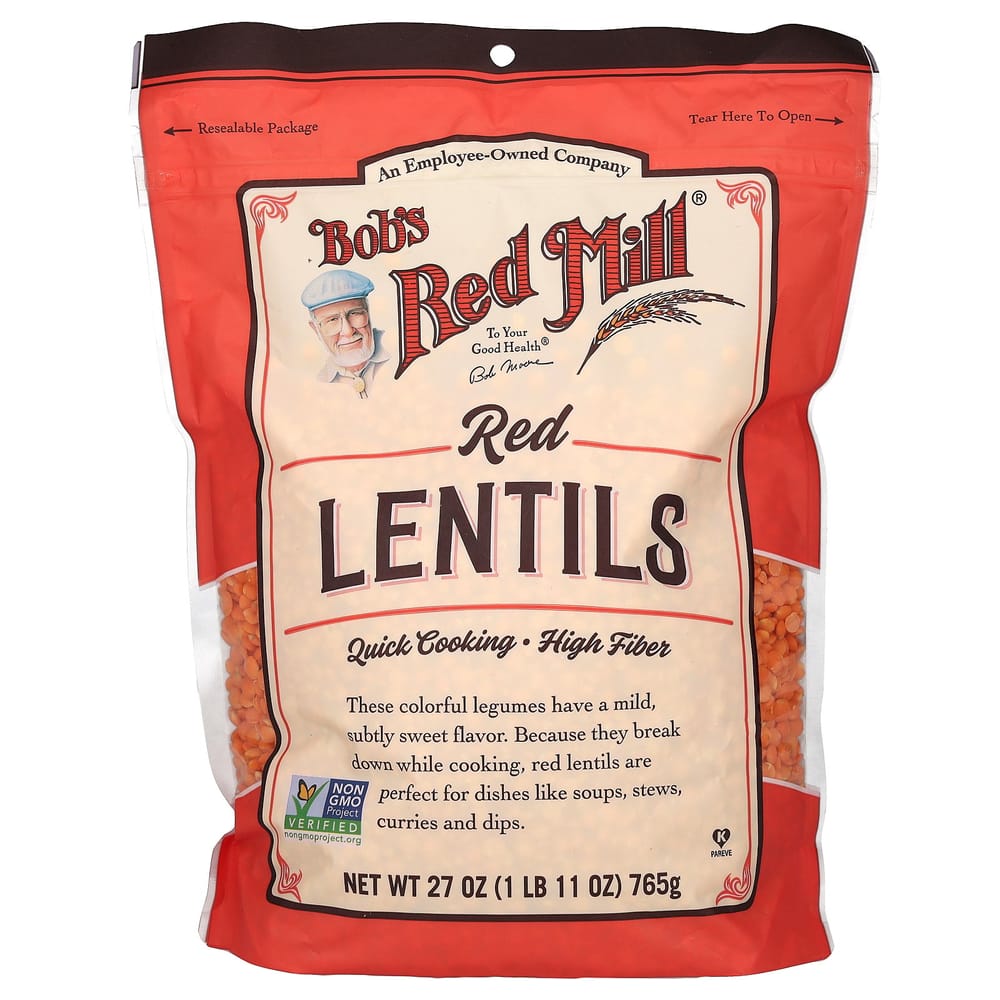 Bobs Red Mill Red Lentils 765g (27oz)