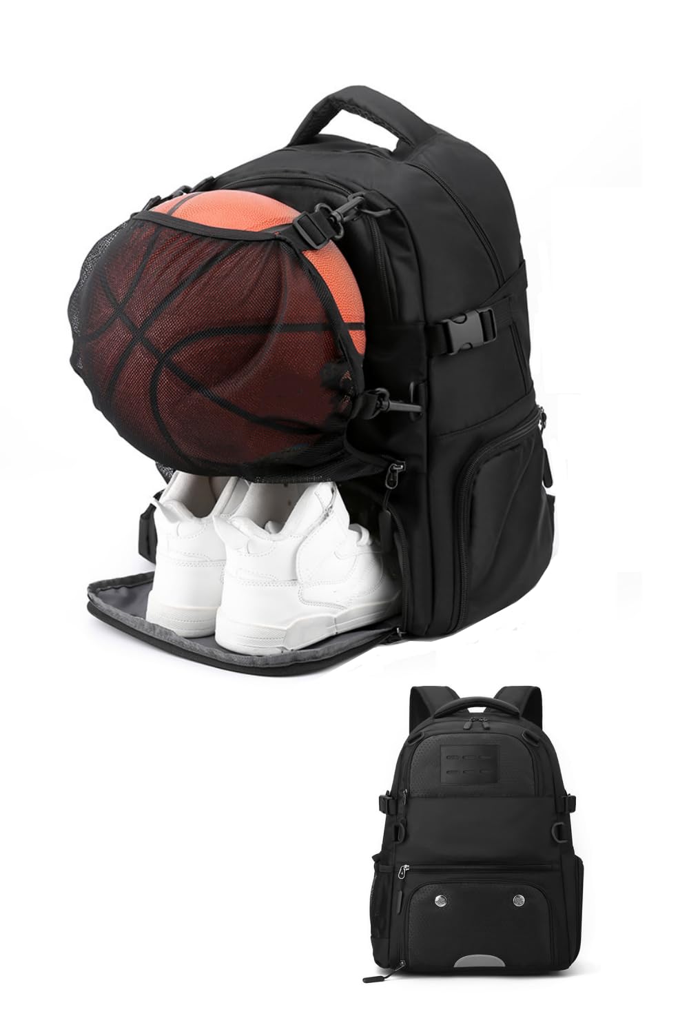 

YFFSFDC Basketball Ball Soccer Pouch Ball Large Sports Bag for Business and Travel Bag, Bag, Backpack, Bag, Case, Multifunctional, Capacity, Exercise, чёрный