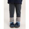 Girls' Fleece-Lined Knitted Thermal Leggings