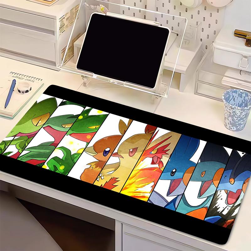 

High-Quality Mouse Pad P-Pokemon Computer Laptop Anime Keyboard Mouse Mat xxl Mousepad Keyboards Pad Gamers Decoracion Desk Mat 30x60x0.2cm