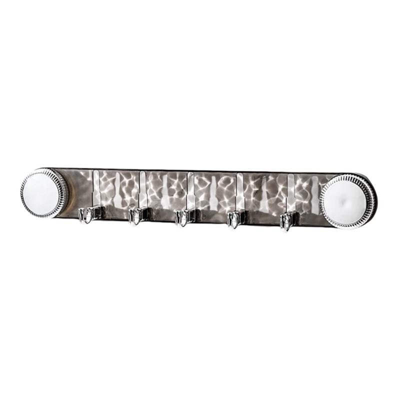 

Sturdy Plastic Materials Waving Designs Multipurpose Hook Home Accessory for Home Storage Solution Without Drilling серый