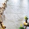 3D Floral Pattern Wall Tile Stickers, Self-Adhesive Ceiling Stickers, Easy to Apply and Remove,  for Kitchen Living Room Bathroom Hallway