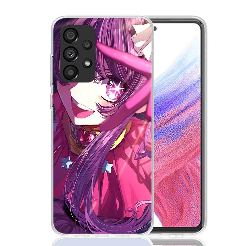 Oshi No Ko Phone Case For Samsung Galaxy A52 A32 A22 A12 A02S A50S A30S A51 A31 AA71 Note 20 Ultra 10 S10 Plus Galaxy A52 A42 A3